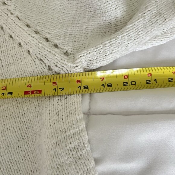 Coldwater Creek Womans 8 Cardigan Sweater White Cottagecore - Picture 3 of 6